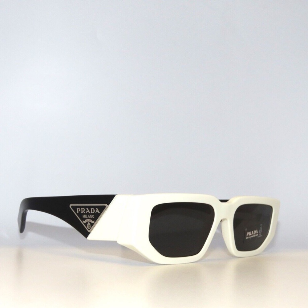 Prada 09ZS 09 1425S0 54 Talc Dark Gray Sunglasses PR09ZS - Picture 3 of 6
